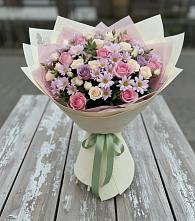 Букет цветов из:  Розы и Хризантемы в Радищево