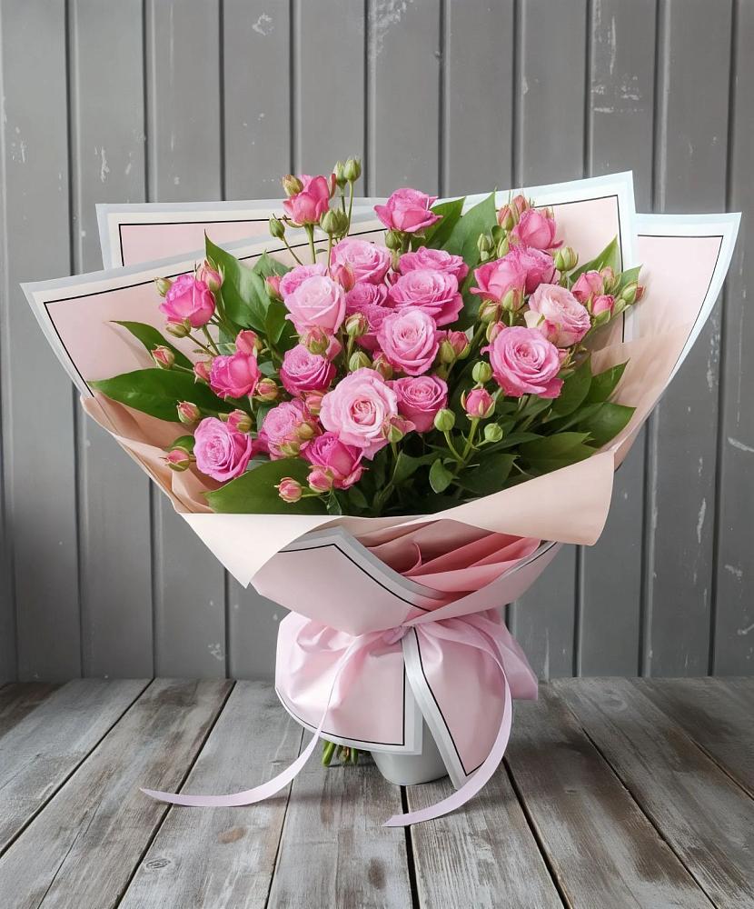 Букет Розовый кустик в Радищево