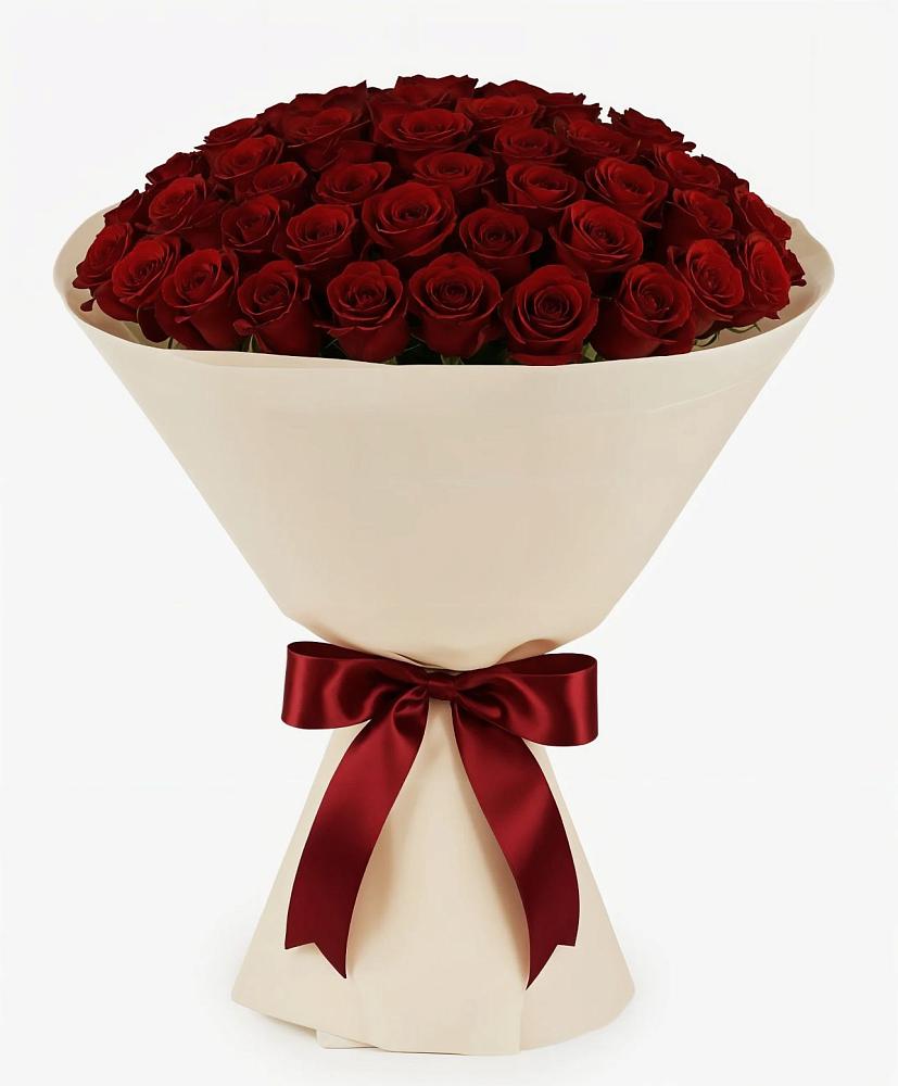 Букет 101 Бордовая роза Блэк Бакарра в Радищево